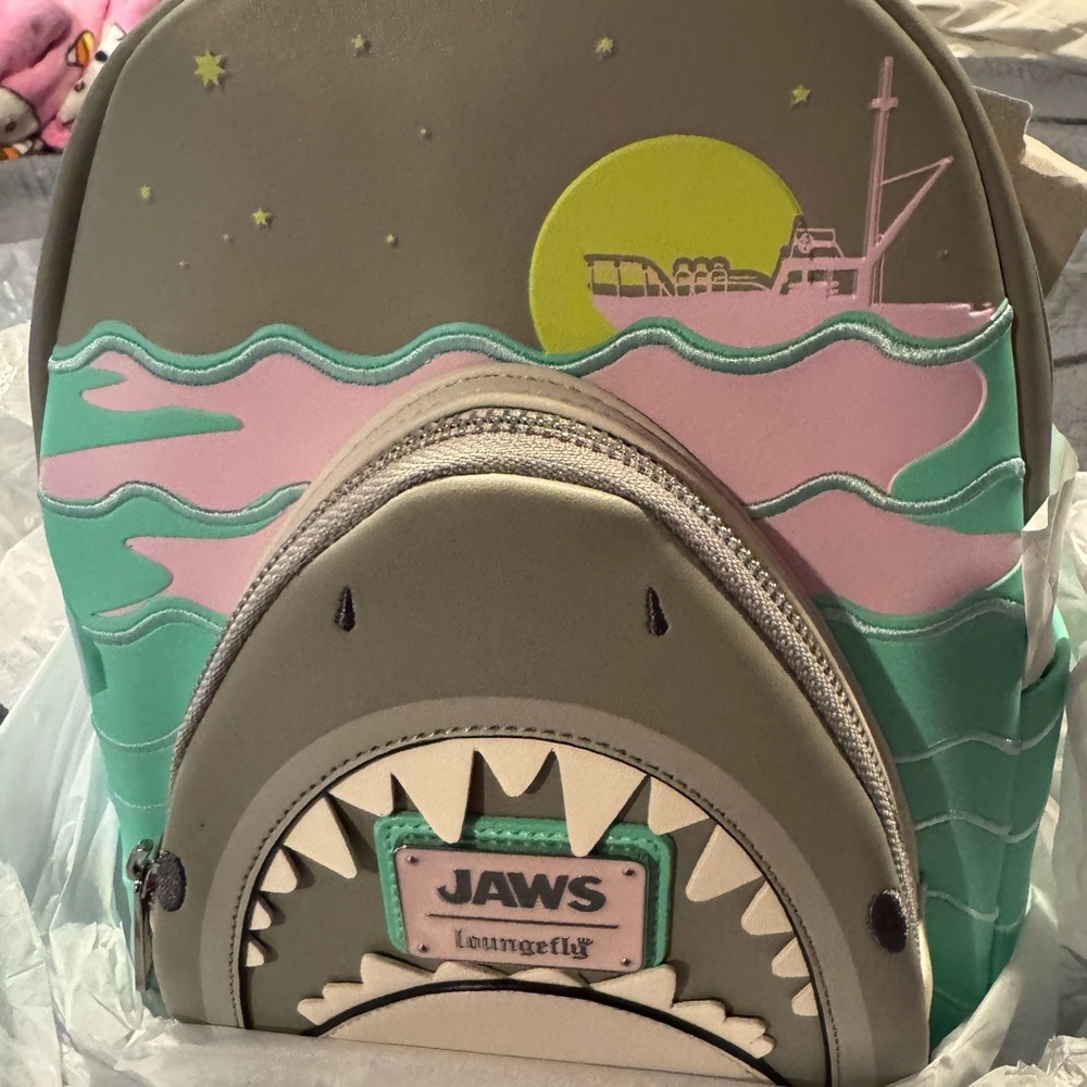 Loungefly Glow-in-the-Dark Shark Backpack